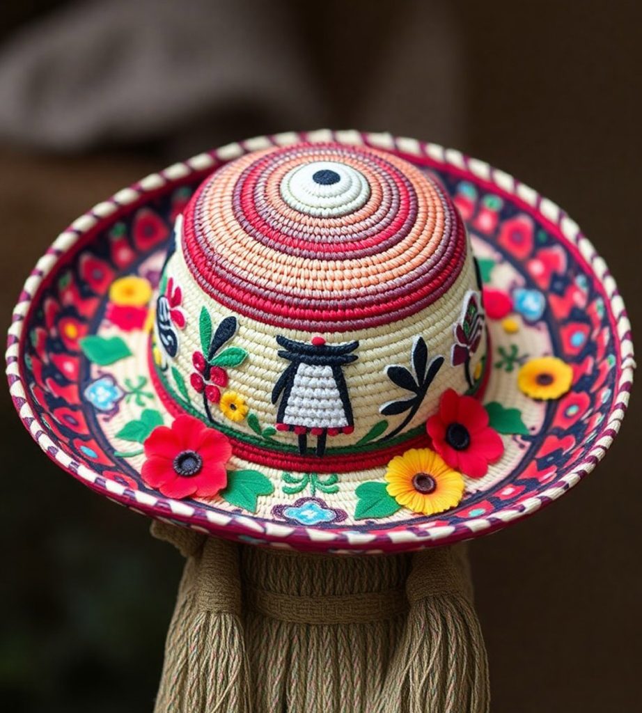 Cabeza del Sol: creación de un sombrero ceremonial